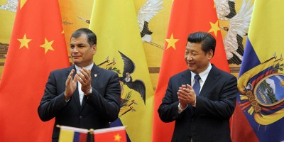 Presidents of Ecuador and China.