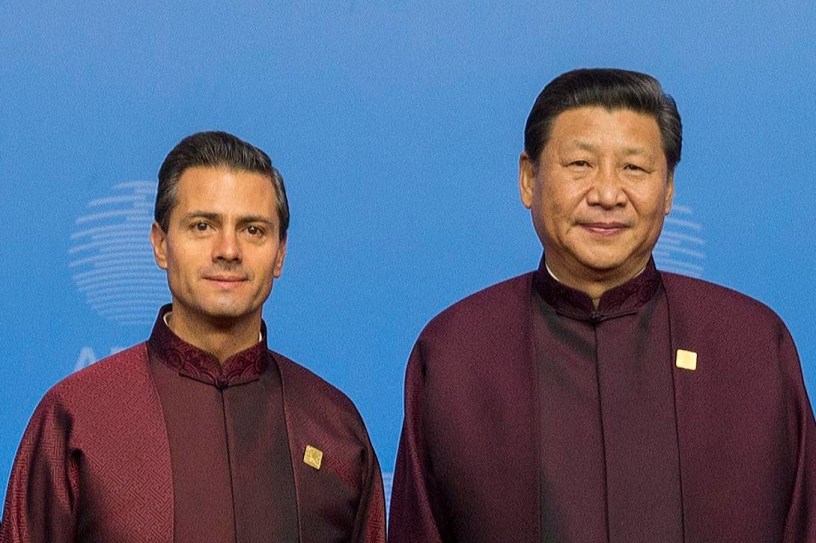 Presidents of Mexico and China.